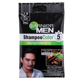 I1 Garnier Men Shampoo Color 1.0 Natural Black 10ml / (件)
